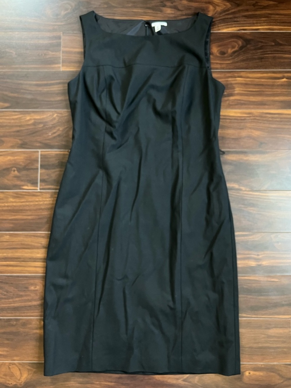 Halogen Black Sleeveless Midi Sheath Dress, 12, NWOT